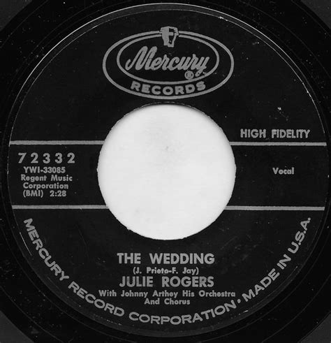 Julie Rogers The Wedding 1964 Vinyl Discogs