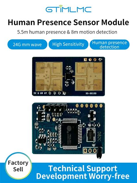 GTIMLMC 24GHz Modu Czujnika Obecno Ci Cz Owieka FMCW Doppler Radar