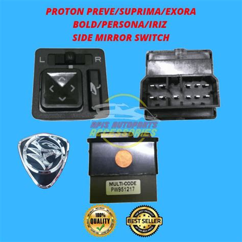 ORIGINAL Proton Original Side Mirror Switch With Auto Flip For Proton