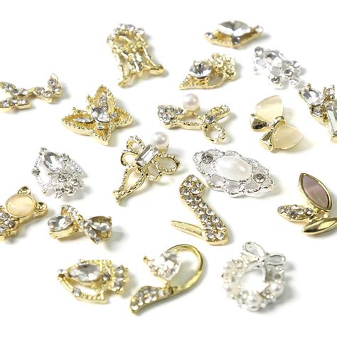 3d Diamond Luxury Designer Nail Art Rhinestone Charms Crystal