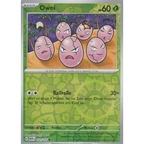 Owei Reverse Holo Mew Pokemon Karte G Nstig Kaufen