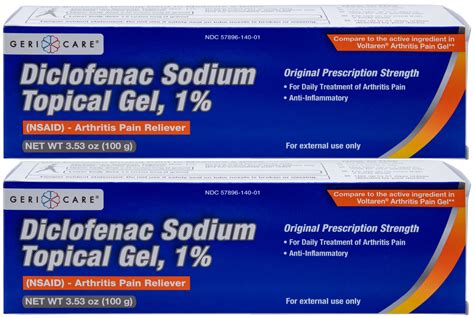 Topical Arthritis Pain Relief Gel Diclofenac Sodium Nsaid By