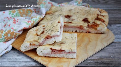 Focaccia Ripiena Di Prosciutto Cotto E Mozzarella Senza Glutine