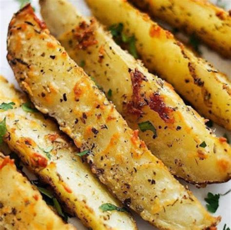 Baked Garlic Parmesan Potato Wedges Healthy Recipes Guides