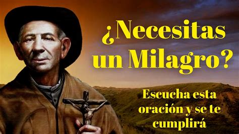 Oración al Cura Brochero para recibir un Milagro YouTube