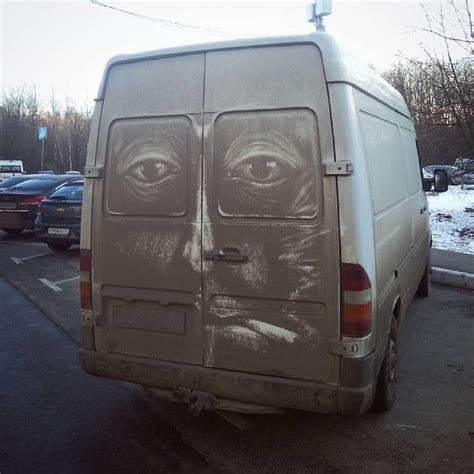 Dirty Car Art: Artist Transforms Filthy Vehicles into Incredible Works ...