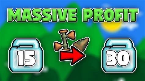 MASSING 10 000 STEAM REVOLVER GROWTOPIA EASY PROFITS Steam Revolver