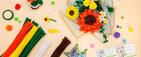 Amazon Icraftine Pipe Cleaners Craft Supplies Pipe Cleaner Flower