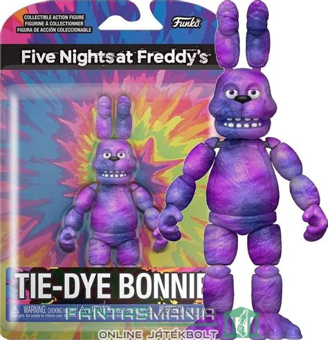 000 Five Nights At Freddys 14cmes Fnaf Tiedye Tie Dye Bonnie Nyuszi