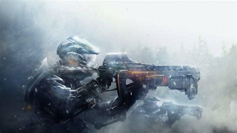 Download Soldier With Futuristic Gun 1440p Gaming Wallpaper ...