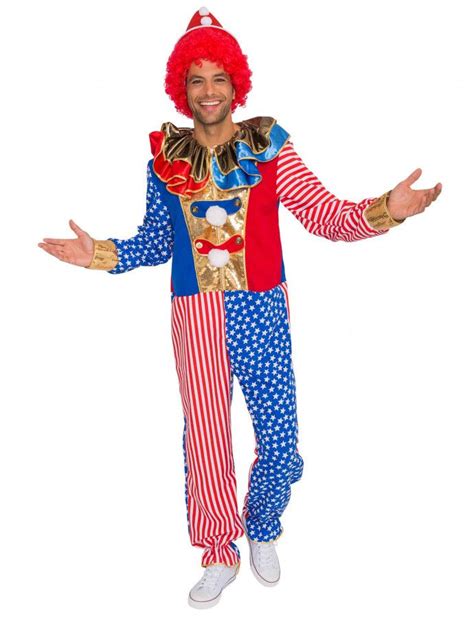 Overall Clown Usa Deiters Overall Clown Zirkus Theater Rot Blau