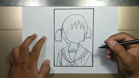 How To Draw Manga Basic Face In 5 Minutes Youtube