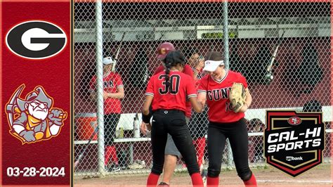 Official Highlights Gunn At Cupertino Softball Youtube