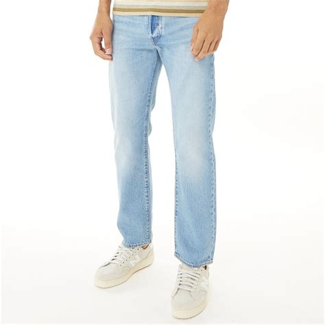 Køb Levis Herre 501 Original Jeans Med Lige Ben Lys Blå