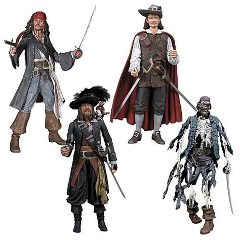 Pirates Of The Caribbean 7 Inch Action Figure Set Neca Pirates Of