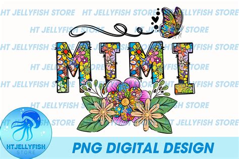 Mimi PNG Sublimation Graphic By Htjellyfishstore Creative Fabrica