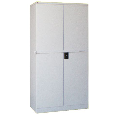 Full Height Swing Door Steel Cupboard With Shelves Furnic