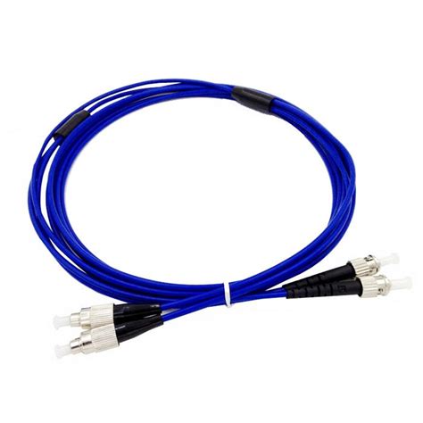 ST UPC FC UPC Singlemode Duplex Armored Fiber Optic Patch Cords Price