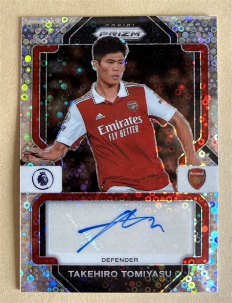 冨安健洋 2022 23 Panini Prizm Takehiro Tomiyasu Breakaway Autograph Arsenal