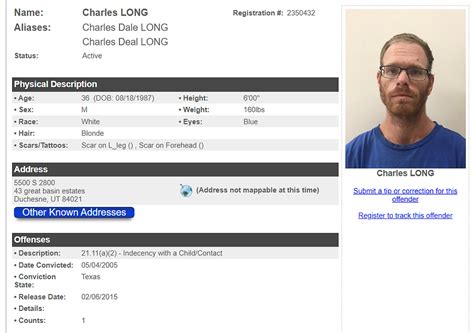 Registered Sex Offenders In The Uintah Basin