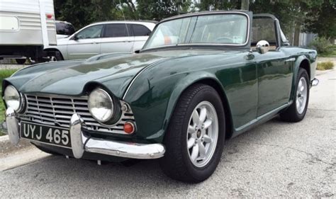 1962 Triumph TR4 With Rare Surrey Top Overdrive And Small Bubble Hood