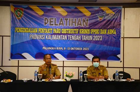 Dinkes Kalteng Gelar Pelatihan Pengendalian Penyakit Paru Obstruktif