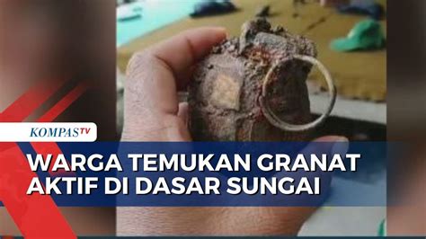 Penemuan Granat Aktif Di Dasar Sungai Goa Pindul Gegerkan Warga