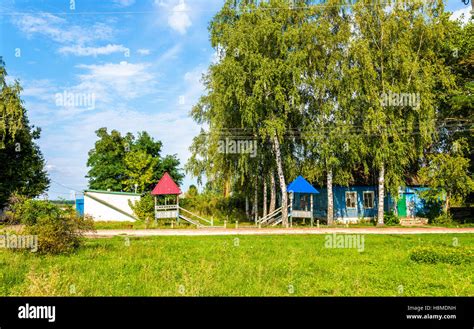 Typische Landhäuser in der Region Kursk Russland Stockfotografie Alamy