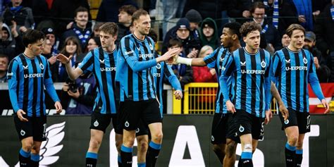 Ligue Des Champions Barrage Aller Composition Probable Du Club Bruges