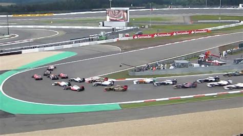 Start F1 Gp Germany Nurburgring 2011 T4 Deutschland First Lap Resta