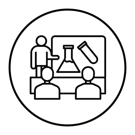 Premium Vector Chemistry Lecture Vector Illustration