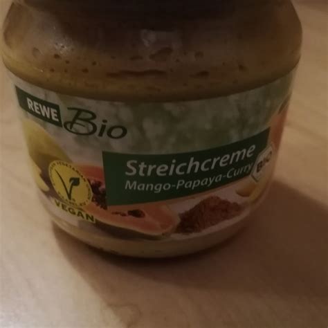 Rewe Bio Bio Streichcreme Mango Papaya Curry Reviews Abillion