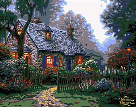 Thomas Kinkade Paint By Number Kits from The Painter of Light