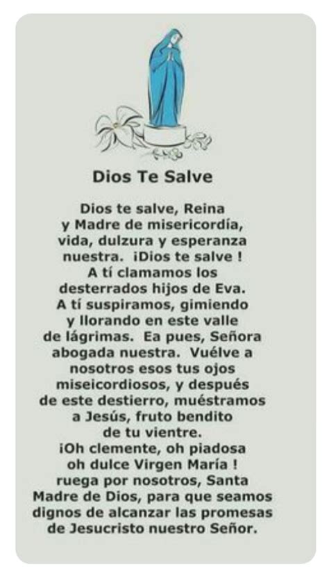 Letra De Dios Te Salve Reina Y Madre Dusolapan