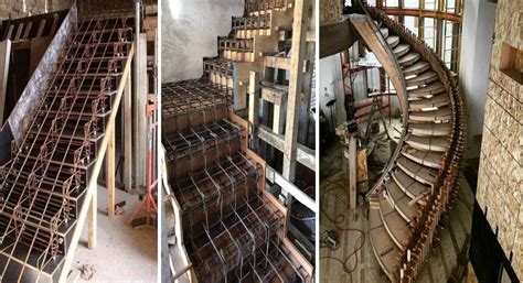 Reinforced Staircase Construction In Various Design Engindaily