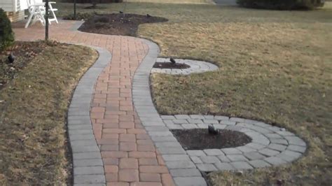 Paver Walkways Completed By Chris Orser Landscaping YouTube