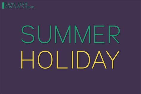 Summer Holiday Font · 1001 Fonts