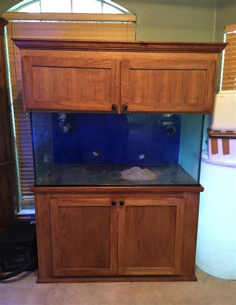 120 Gallon Oceanic Brick Tank With Custom Mahogany Stand SOLD