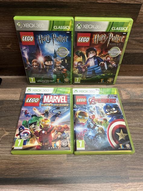 Xbox 360 Lego Marvel Avengers Harry Potrer 1 4 5 7 Super Heroes