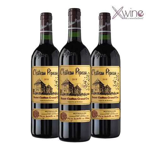 RƯỢU VANG ĐỎ CHATEAU PIPEAU SAINT EMILION GRAND CRU 2018 Xwine make a