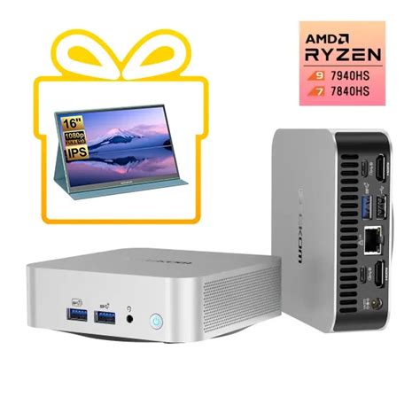 Kit Produttivit Geekom A Mini Pc Con Pm Monitor Portatile