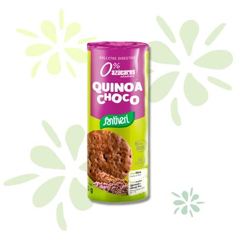 Galletas Digestive Quinoa Choco 0 Santiveri Bilbao