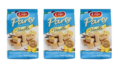 Gastone Lago Party Wafers With Vanilla Cream Filling Oz G