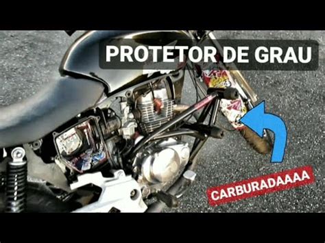 Instalamos Protetor Na Titan 150 CARBURADA YouTube