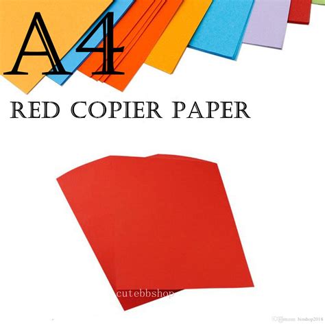 Printer Paper Crafts A4 Red Paper 80 Gsm Printer Copier 50 Sheets Copy Paper Diy Paper » Craftrating