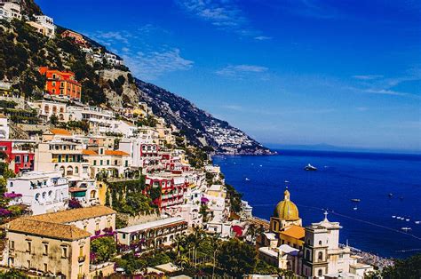 Hd Wallpaper Positano Amalfi Coast Costline Italy Europe Campania Sea Wallpaper Flare