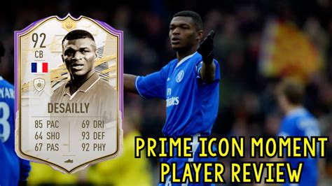 PRIME ICON MOMENT MARCEL DESAILLY PLAYER REVIEW YouTube