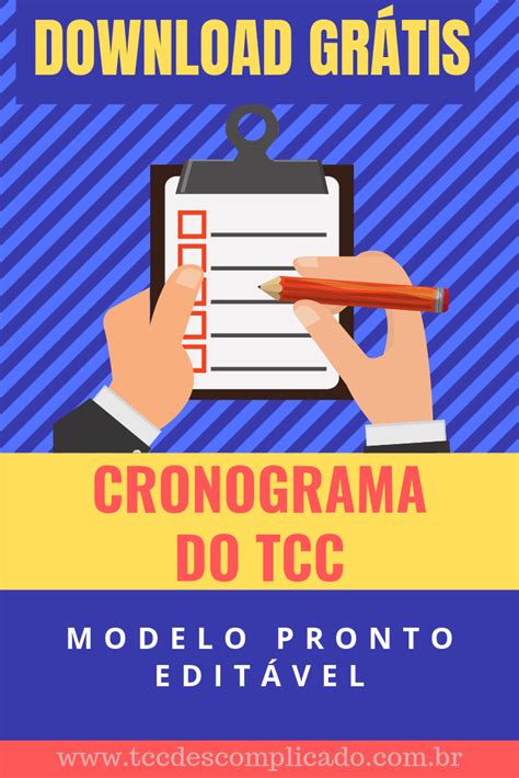 Cronograma De Tcc Veja Como Fazer O Seu Modelo Pronto Artofit