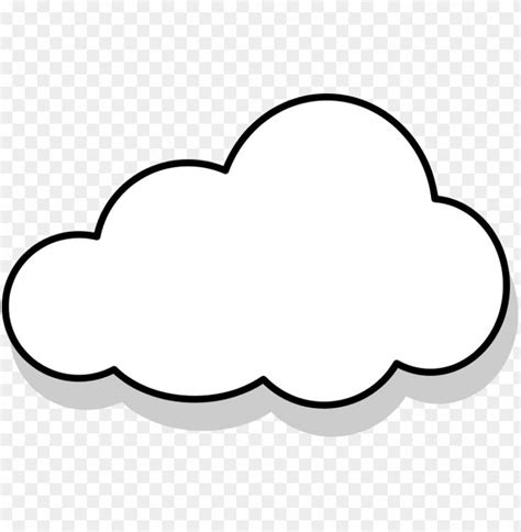 A White Cloud On A Transparent Background