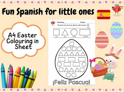 Spanish Easter Worksheet Teaching Resources